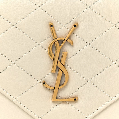 Saint Laurent Lambskin Quilted Mini Gaby Satchel Blanc Vintage 18 of 21