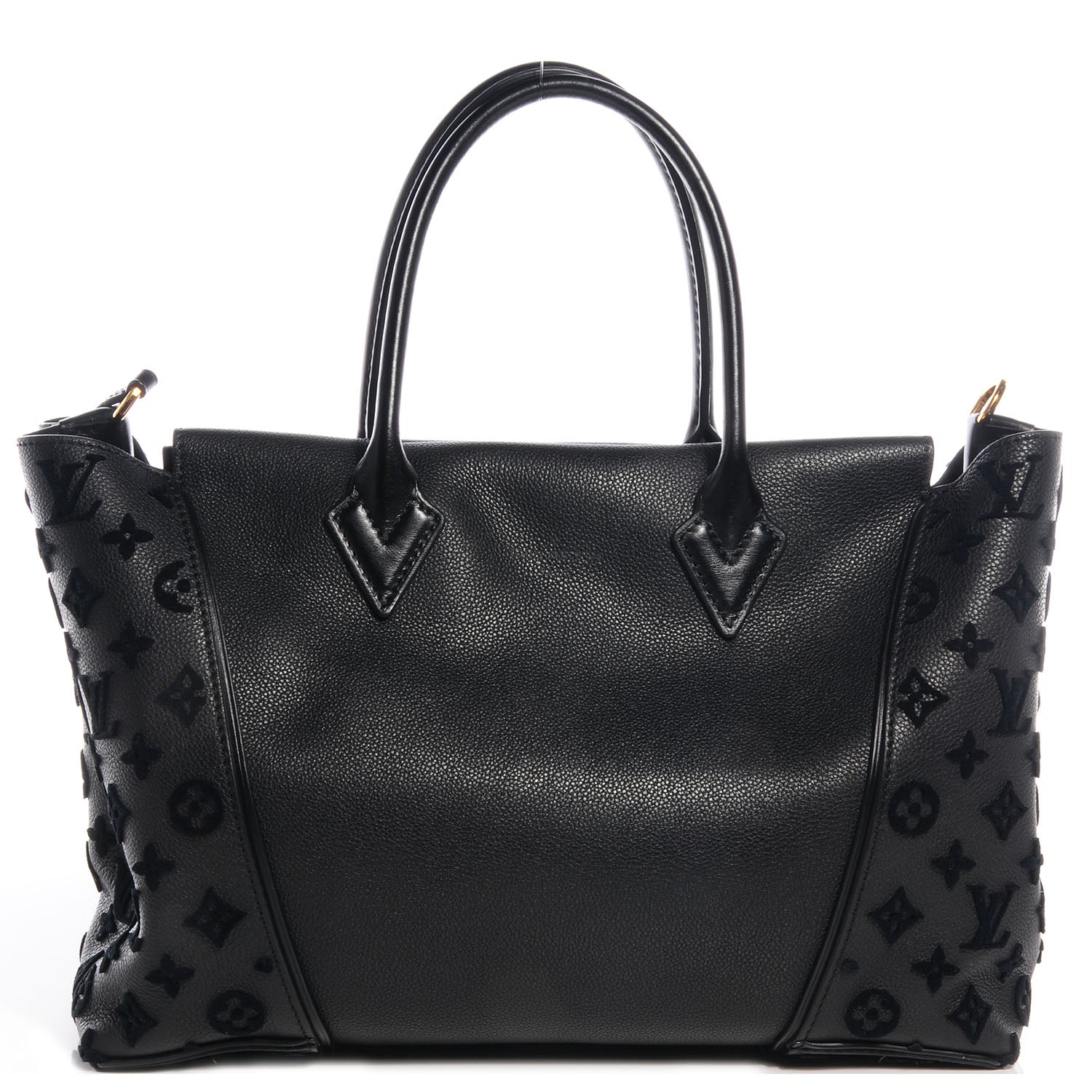 Louis Vuitton Veau Cachemire Tote W PM Black 1 of 8