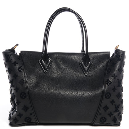 Louis Vuitton Veau Cachemire Tote W PM Black 1 of 8