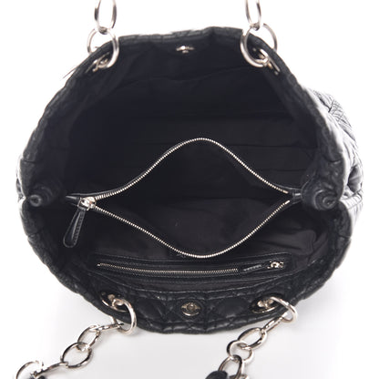 Christian Dior Lambskin Cannage Large Dior Soft Shopping Tote Black 5 of 12