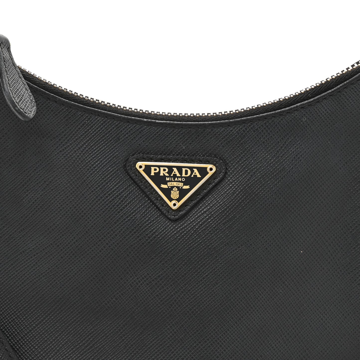 Saffiano Lux Re-Edition 2005 Shoulder Bag Black