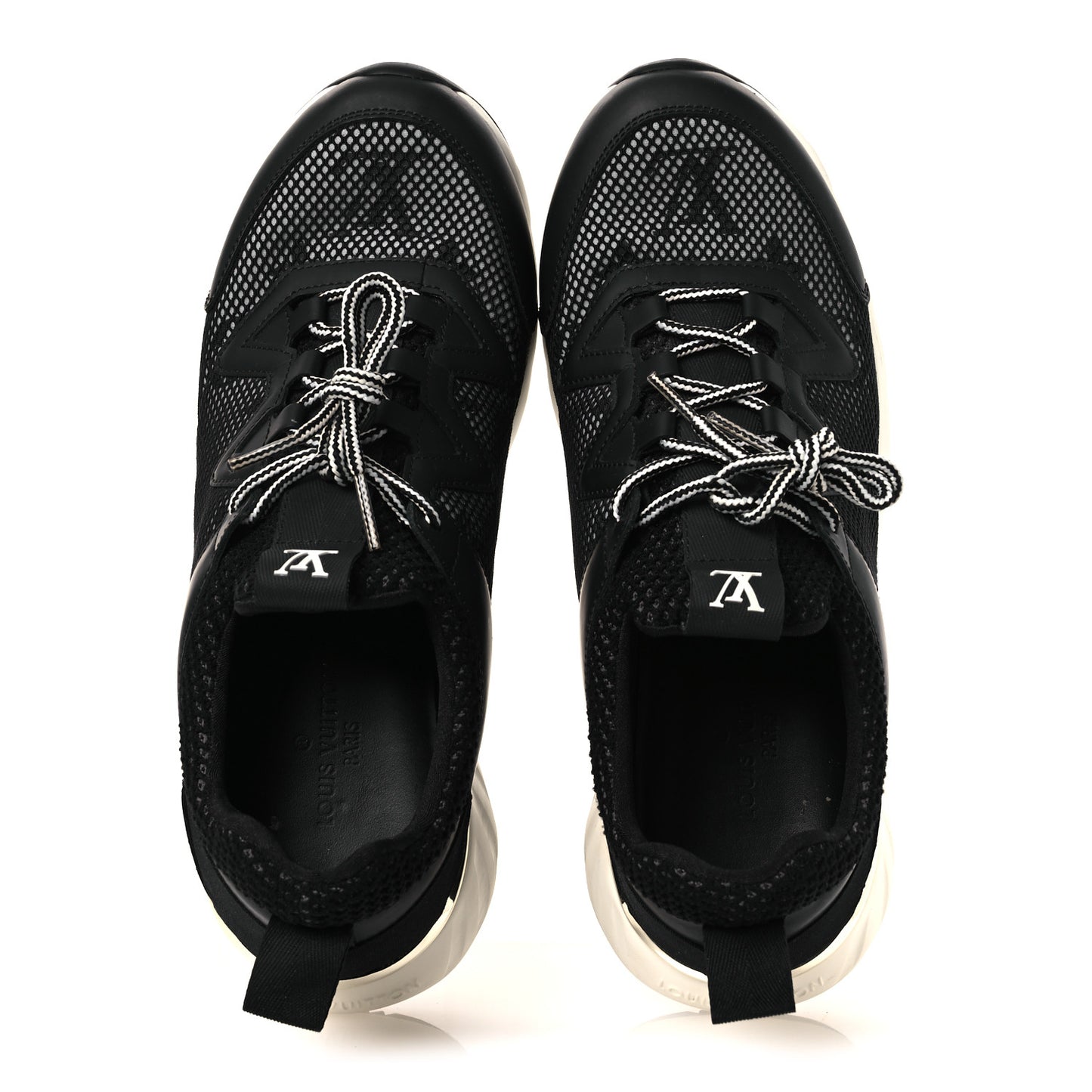 Technical Nylon Monogram Rubber Aftergame Sneakers 37 Black