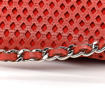 Chanel Perforated Calfskin Small Up In The Air Flap Red 12 of 13