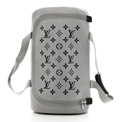 Louis Vuitton Knit Monogram Horizon Soft Duffle 55 Grey 2 of 12