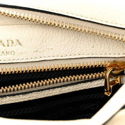 Prada Vitello Daino Camera Crossbody Bianco 11 of 16