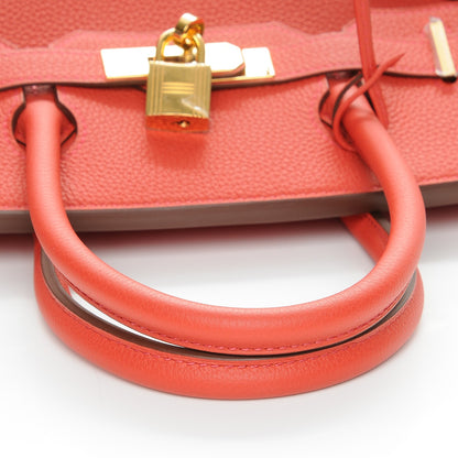 Hermes Togo Birkin 30 Geranium 11 of 27