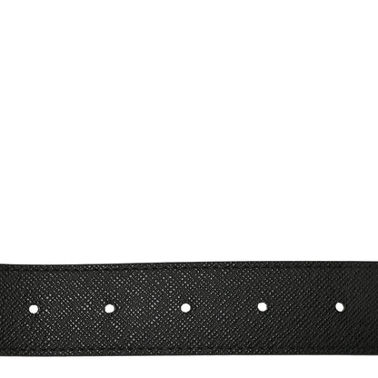 Louis Vuitton Calfskin Monogram 30mm LV Initiales Reversible Belt 85 34 Black 4 of 6