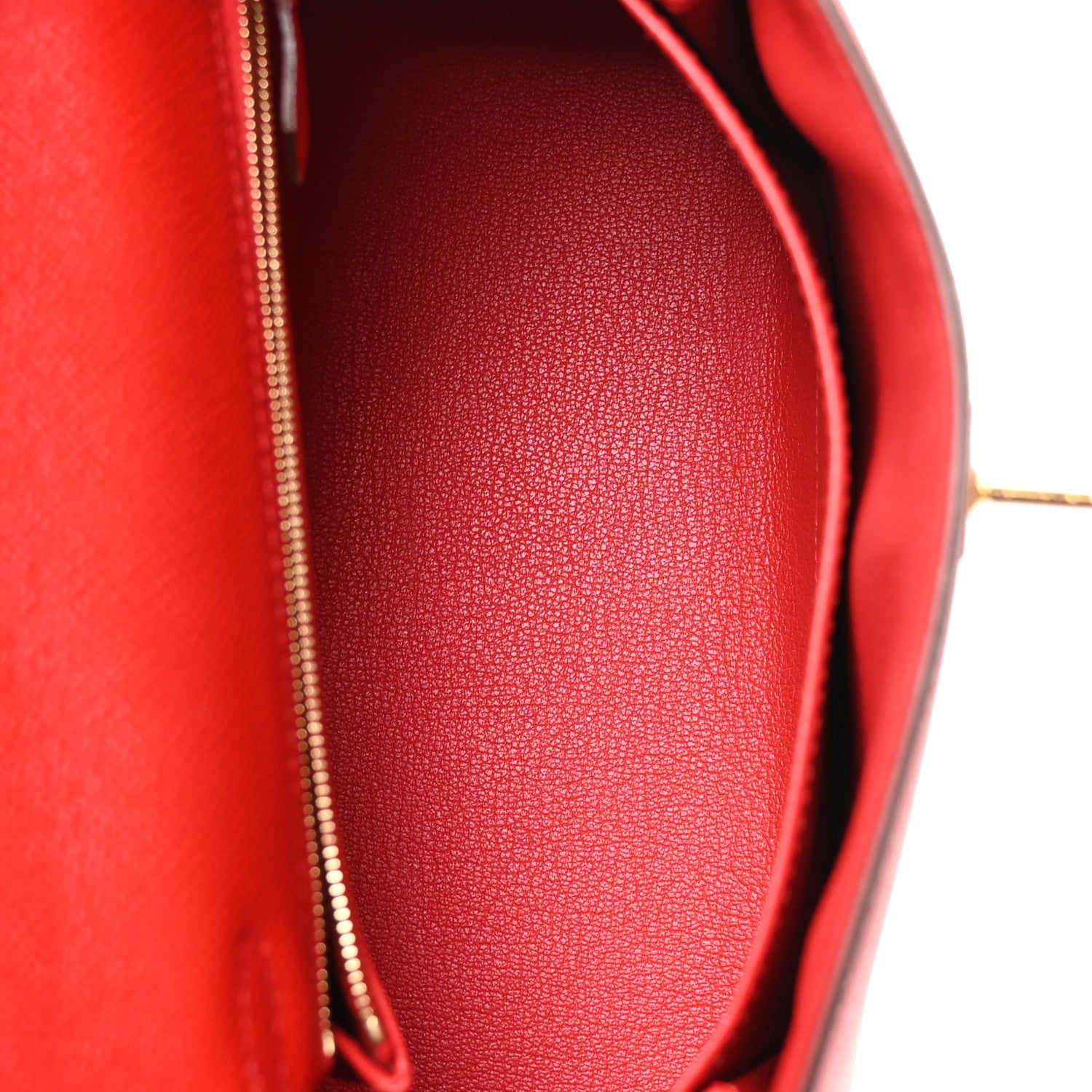 Hermes Epsom Kelly Sellier 25 Rouge De Coeur 5 of 11
