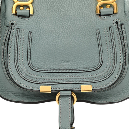 Chloe Calfskin Mini Marcie Satchel Mint Blue 8 of 8