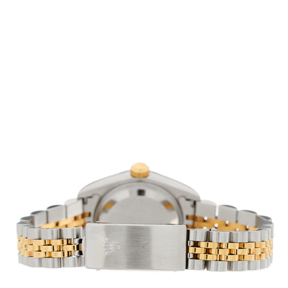 Rolex Stainless Steel 18K Yellow Gold Diamond 26mm Oyster Perpetual Datejust Watch Silver Jubilee 69173 3 of 4