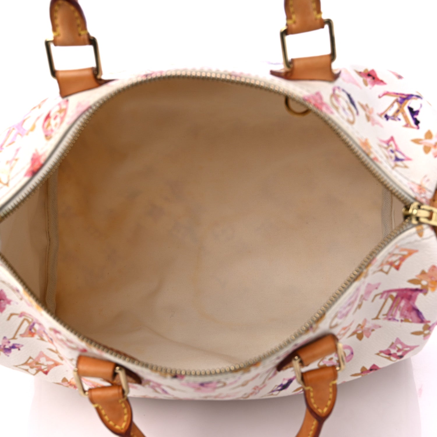 Louis Vuitton Watercolor Aquarelle Speedy 30 White 5 of 18