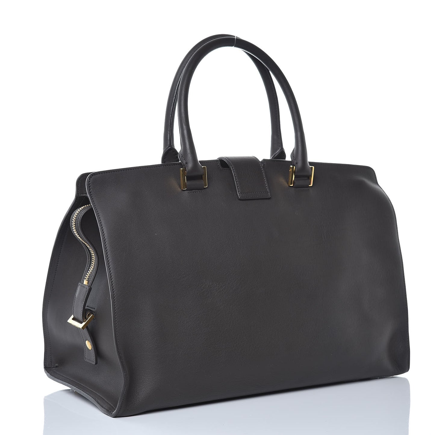 Calfskin Medium Monogram Cabas Grey