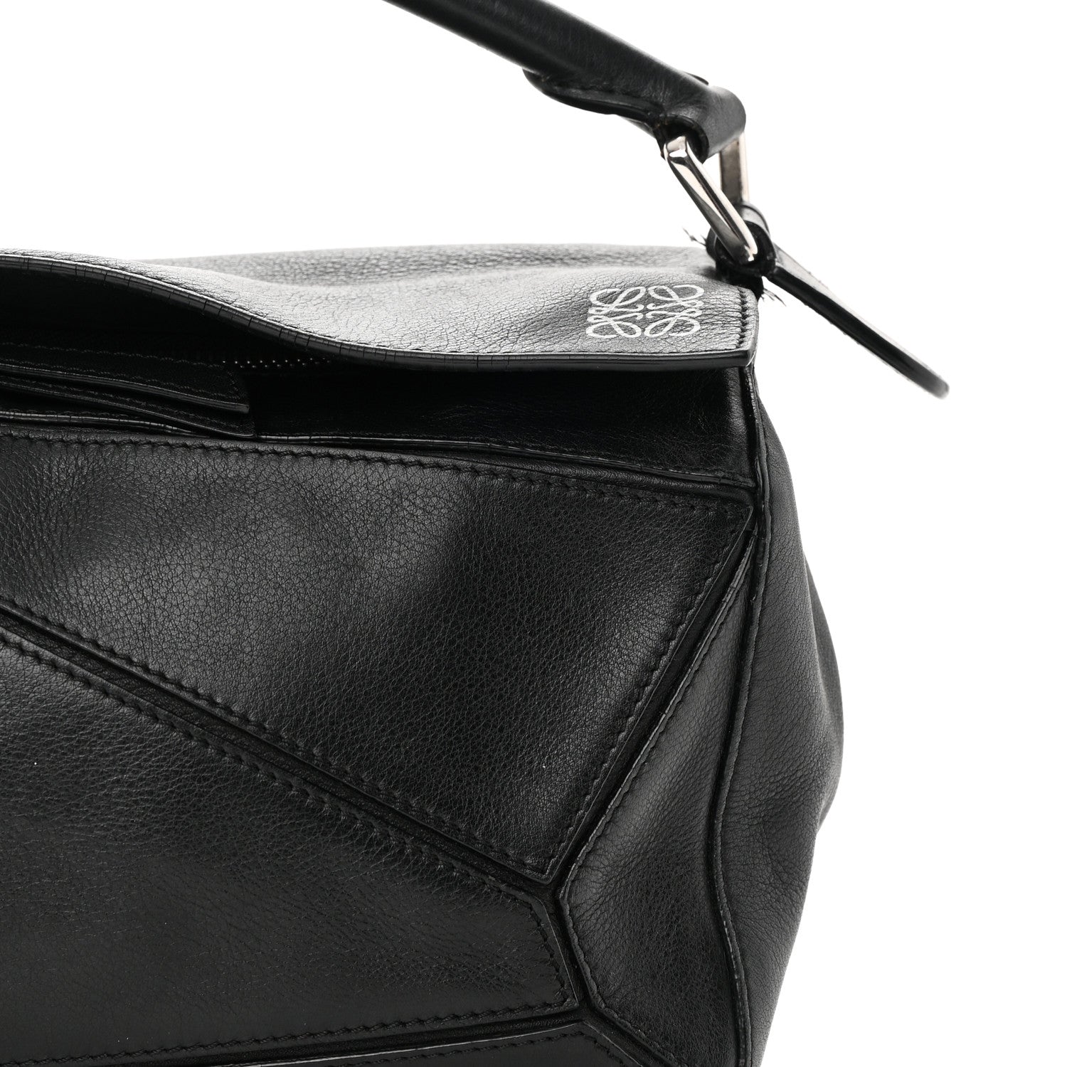 Loewe Calfskin Small Puzzle Bag Black 8 of 20