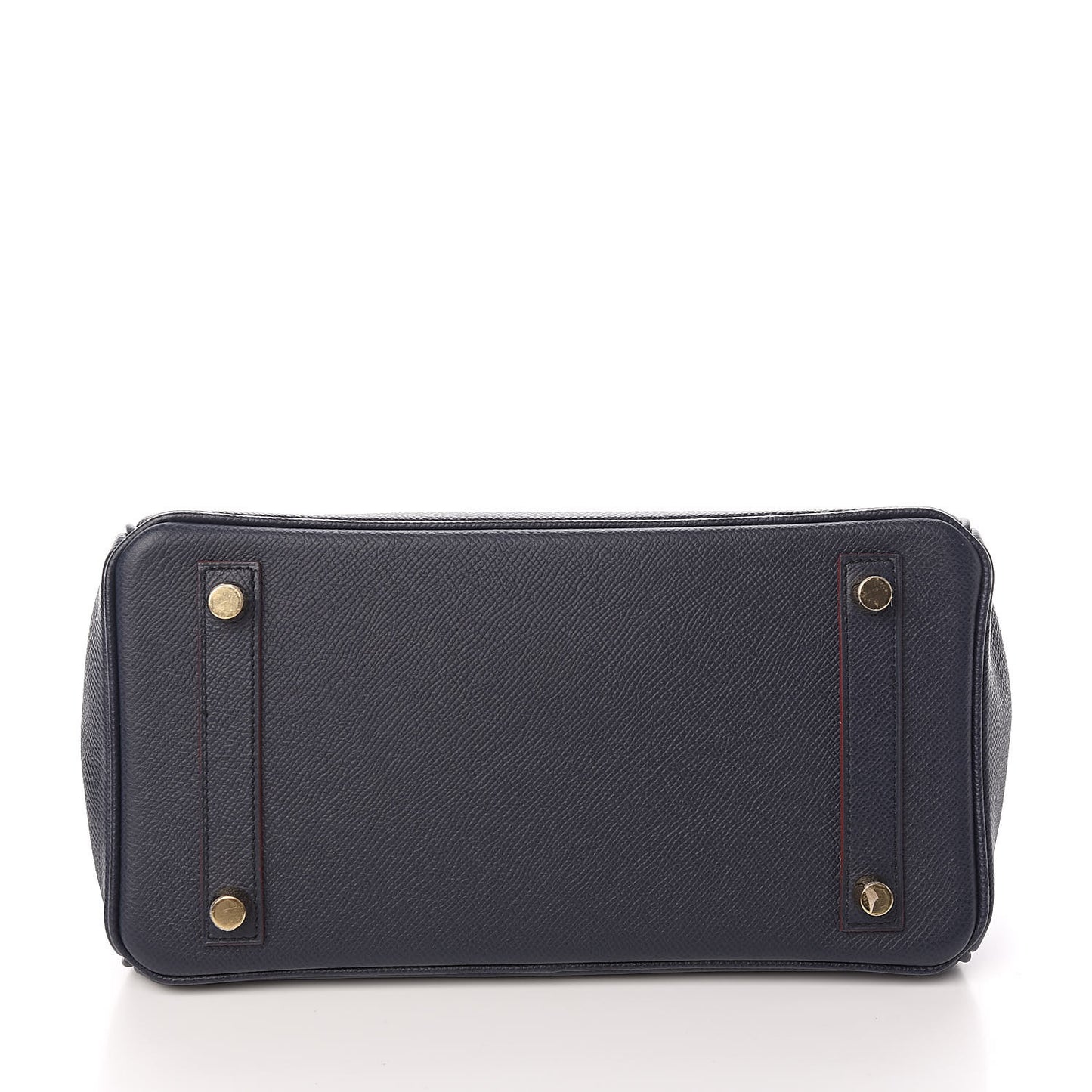 Epsom Contour Birkin 25 Bleu Indigo Rouge H