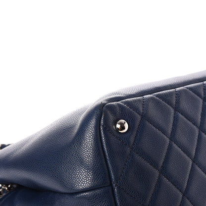 Chanel Caviar Timeless CC Soft Tote Navy Blue 8 of 11