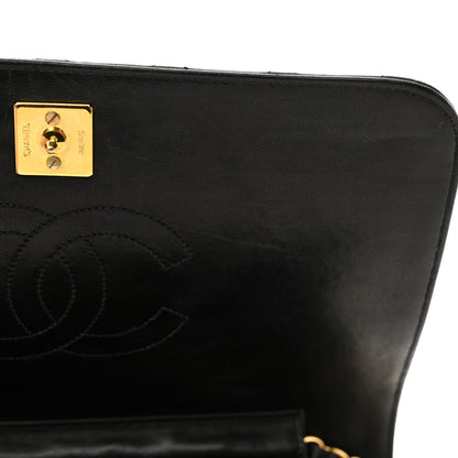 Chanel Lambskin Quilted Small Single Flap Black 12 of 13