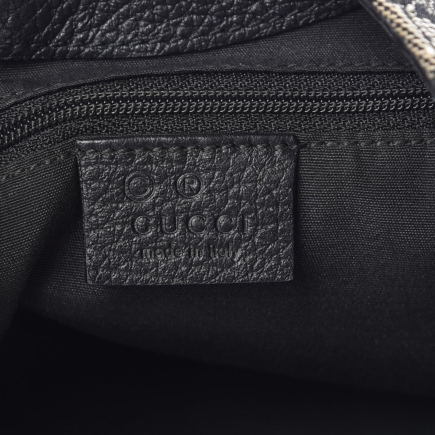 Monogram Hobo Black