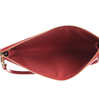 Louis Vuitton Epi Pochette Accessories 24 Castillan Red 5 of 10