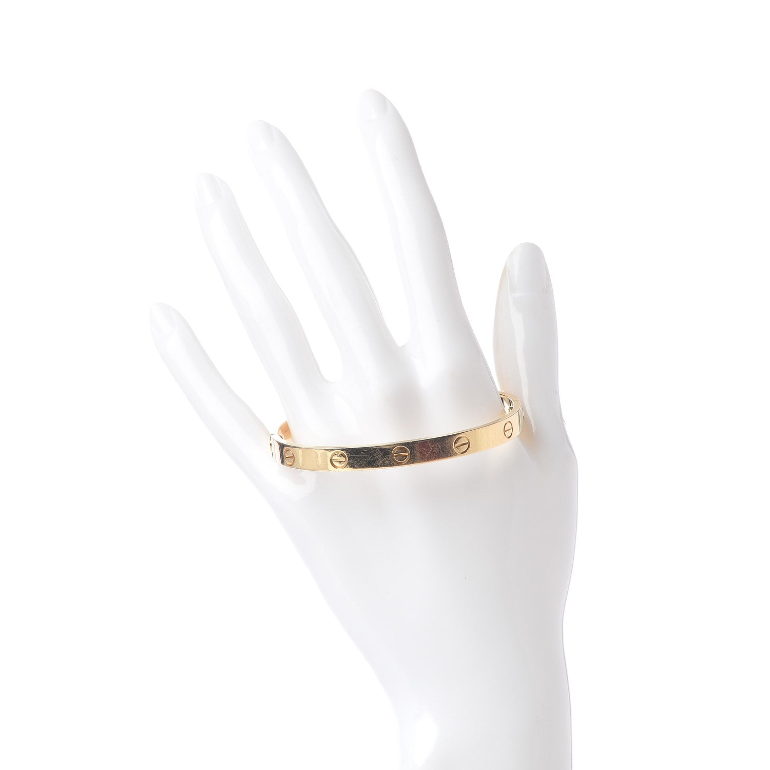 Cartier 18K Yellow Gold LOVE Bracelet 18 2 of 7