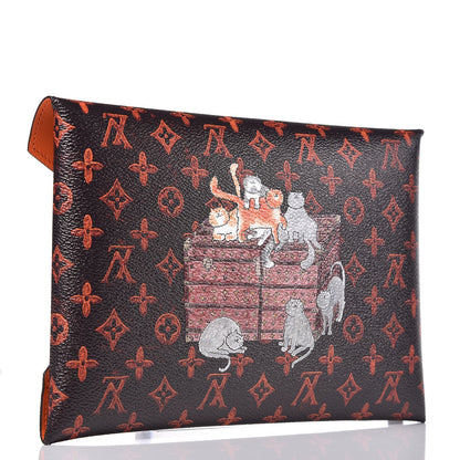 Louis Vuitton Catogram Kirigami Pochette Set Marron White Black 3 of 9