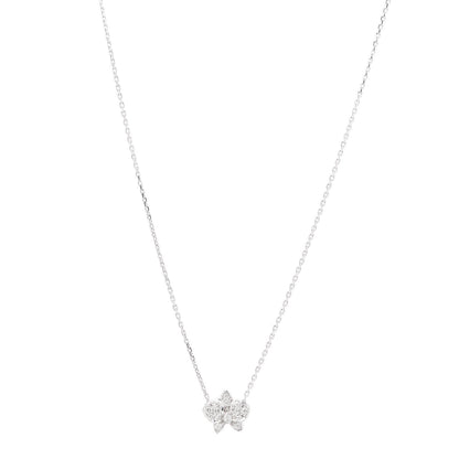 Cartier 18K White Gold Diamond Caresse D'Orchidees Par Cartier Necklace 1 of 7