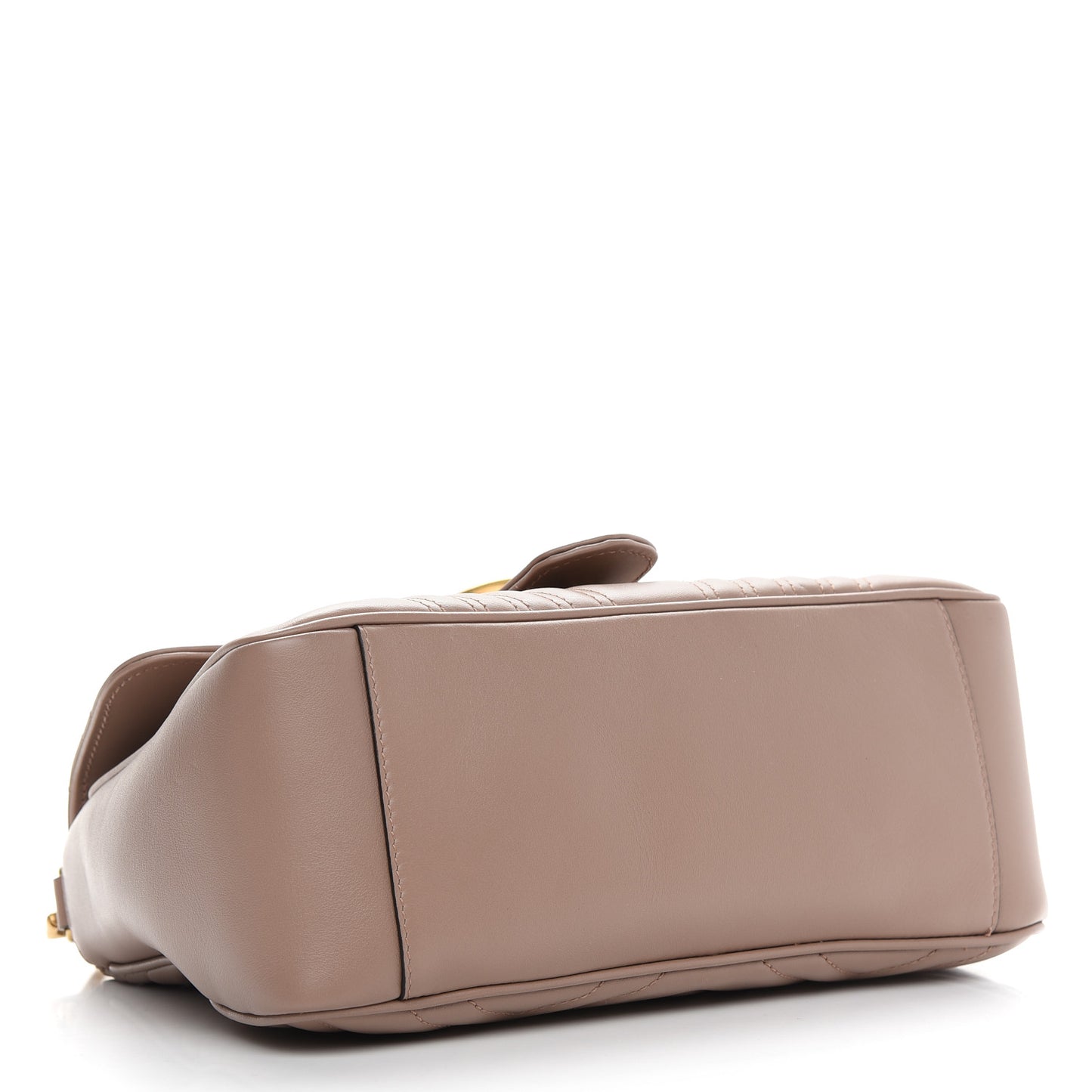Calfskin Matelasse Small GG Marmont Top Handle Shoulder Bag Porcelain Rose