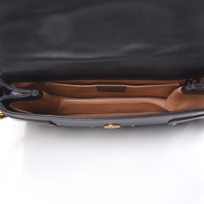 Gucci Nappa Pearl Studded Mini Queen Margaret Broadway Shoulder Bag Black 5 of 12