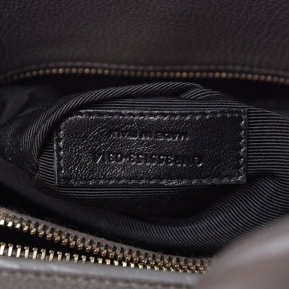 Saint Laurent Grained Calfskin Small Sac De Jour Fog 7 of 11