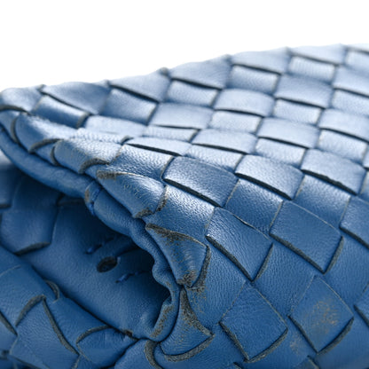 Bottega Veneta Nappa Intrecciato Small Chain Crossbody Blue 14 of 14