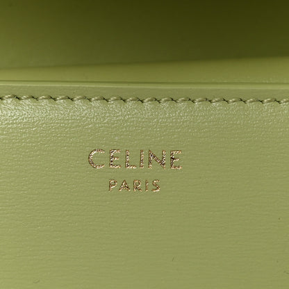 Celine Shiny Calfskin Small Triomphe Wallet Light Jade 6 of 7