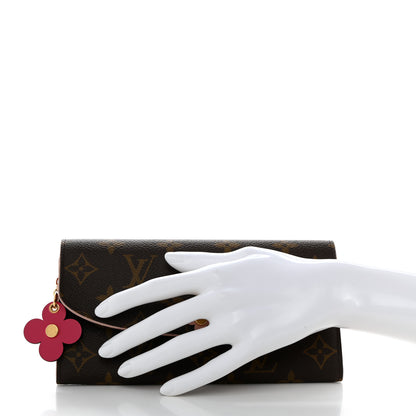 Louis Vuitton Monogram Bloom Flower Emilie Wallet Fuchsia 2 of 11
