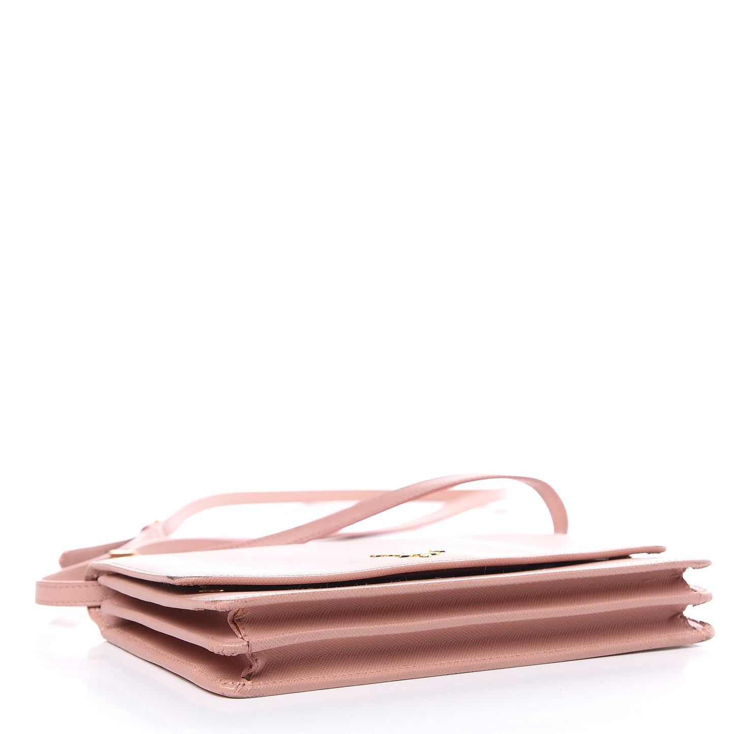 Saffiano Metal Flap Wallet with Strap Orchidea