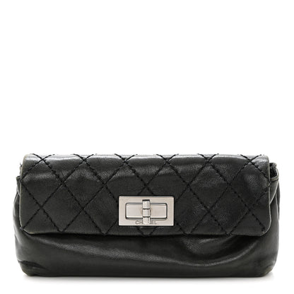 Chanel Lambskin Quilted 2.55 Reissue Pouch Black 1 of 12