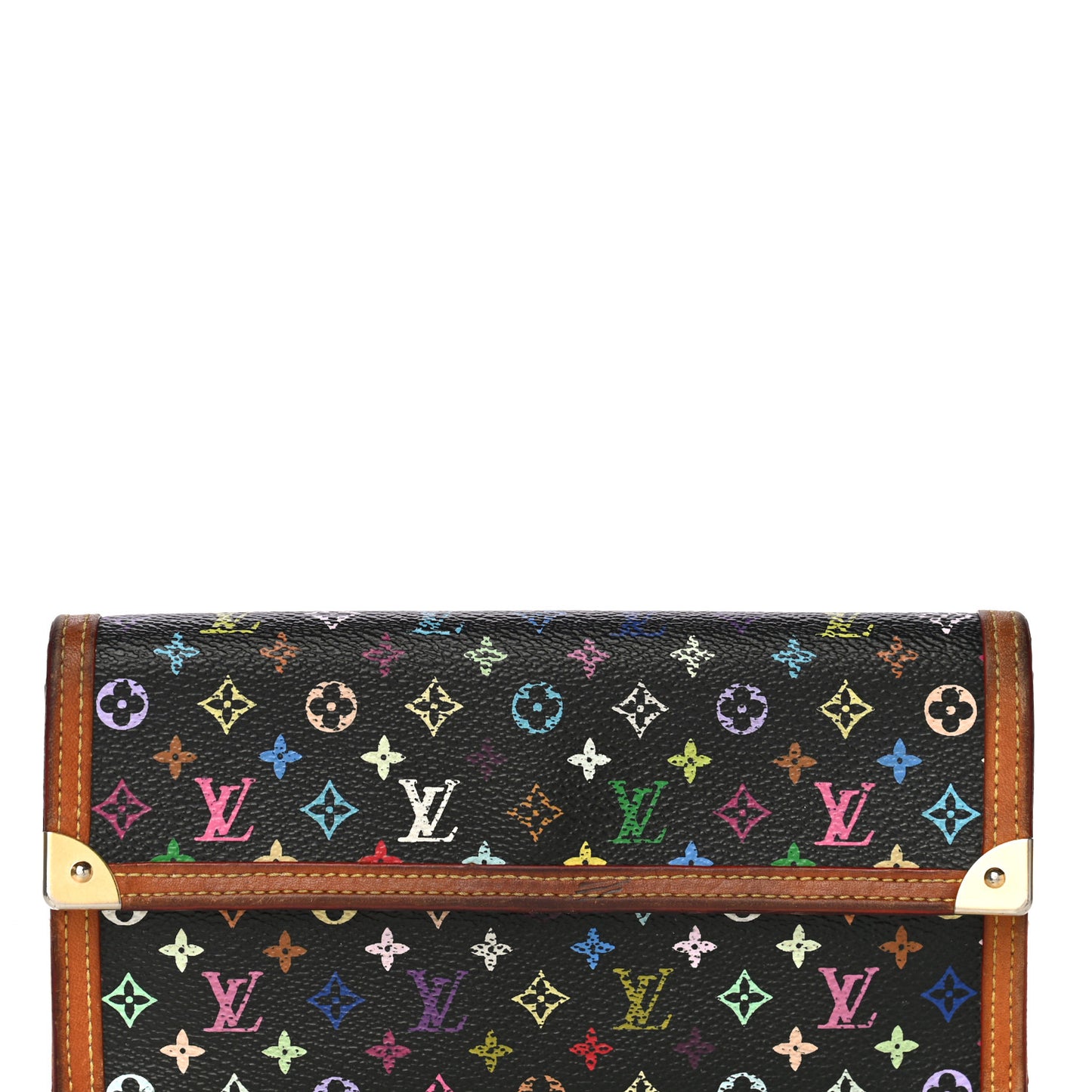 Monogram Multicolor Porte Tresor International Wallet Black