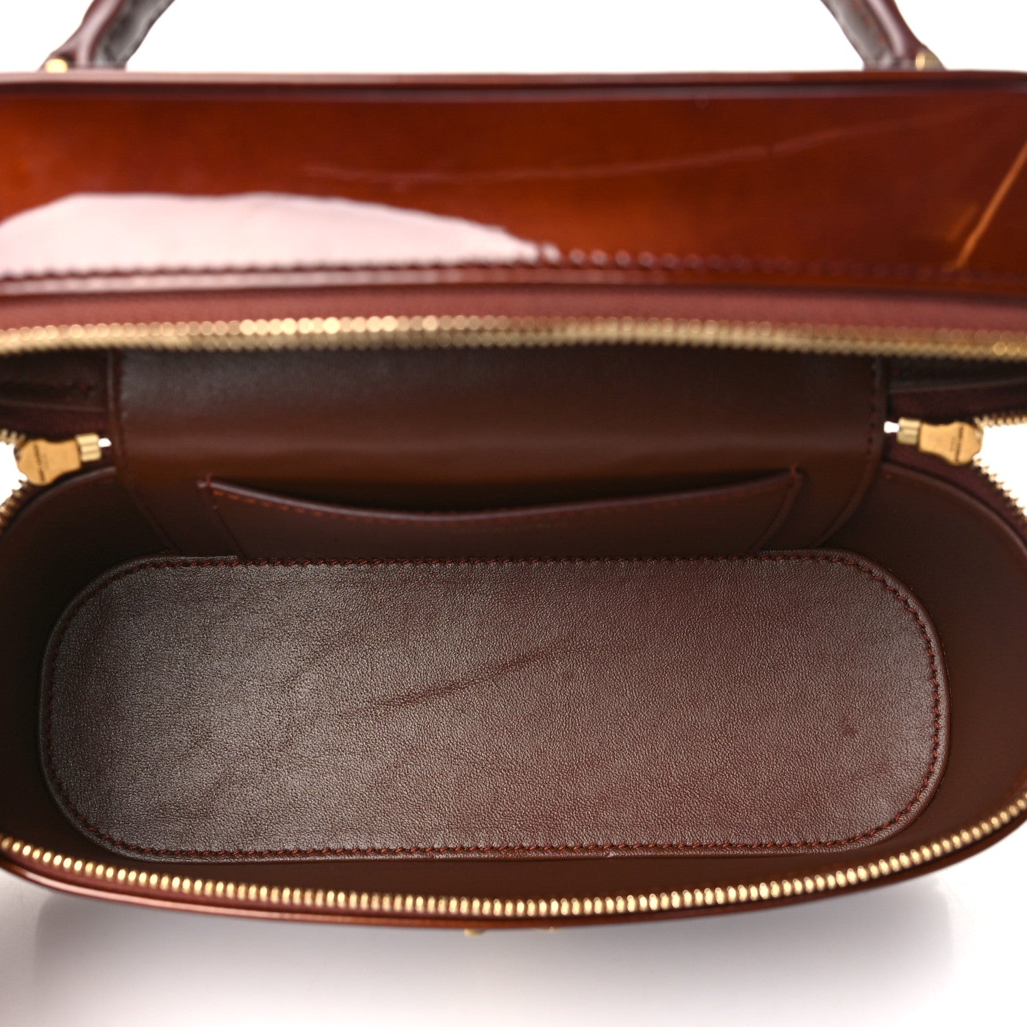 Saint Laurent Patent Gaby Vanity Bag Baby Brown 5 of 12