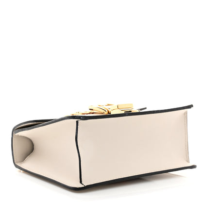 Gucci Calfskin Mini Sylvie Chain Shoulder Bag White 4 of 11