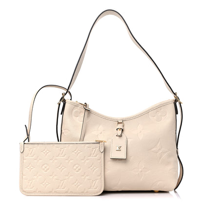 Louis Vuitton Empreinte Carryall PM Creme 1 of 10
