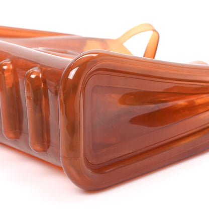 Telfar x MELISSA Jelly Medium Shopping Bag Clear Brown 9 of 11