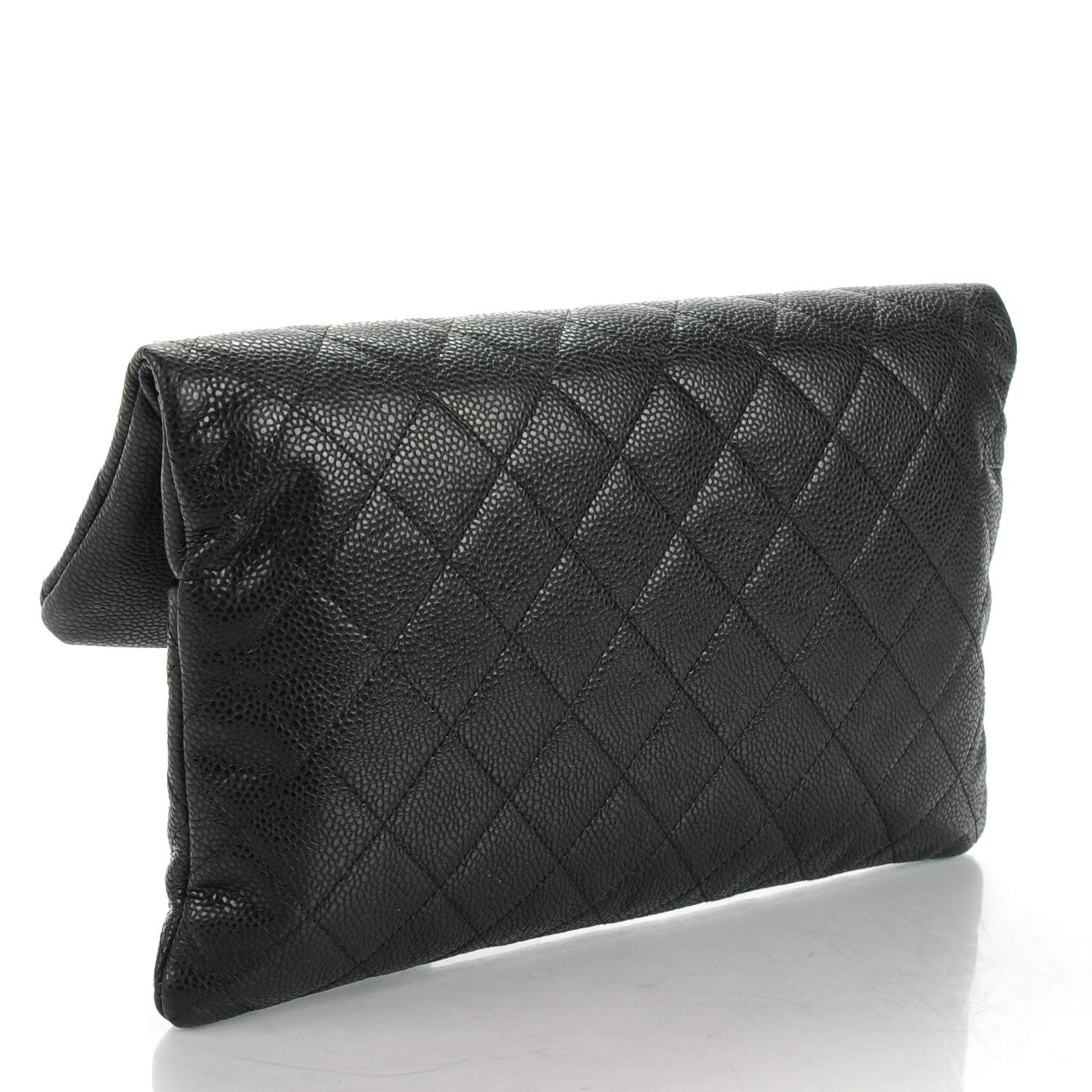 Chanel Caviar Quilted CC Beauty Clutch Black 3 of 8