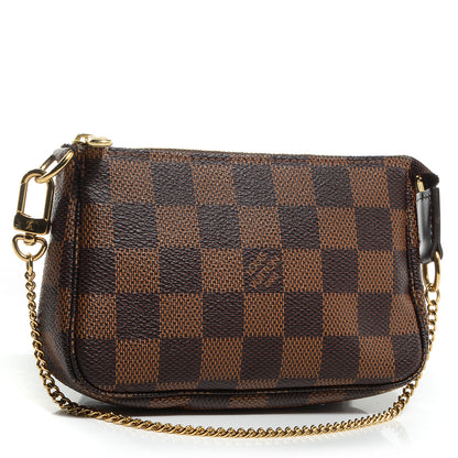 Louis Vuitton Damier Ebene Mini Pochette Accessories 3 of 7