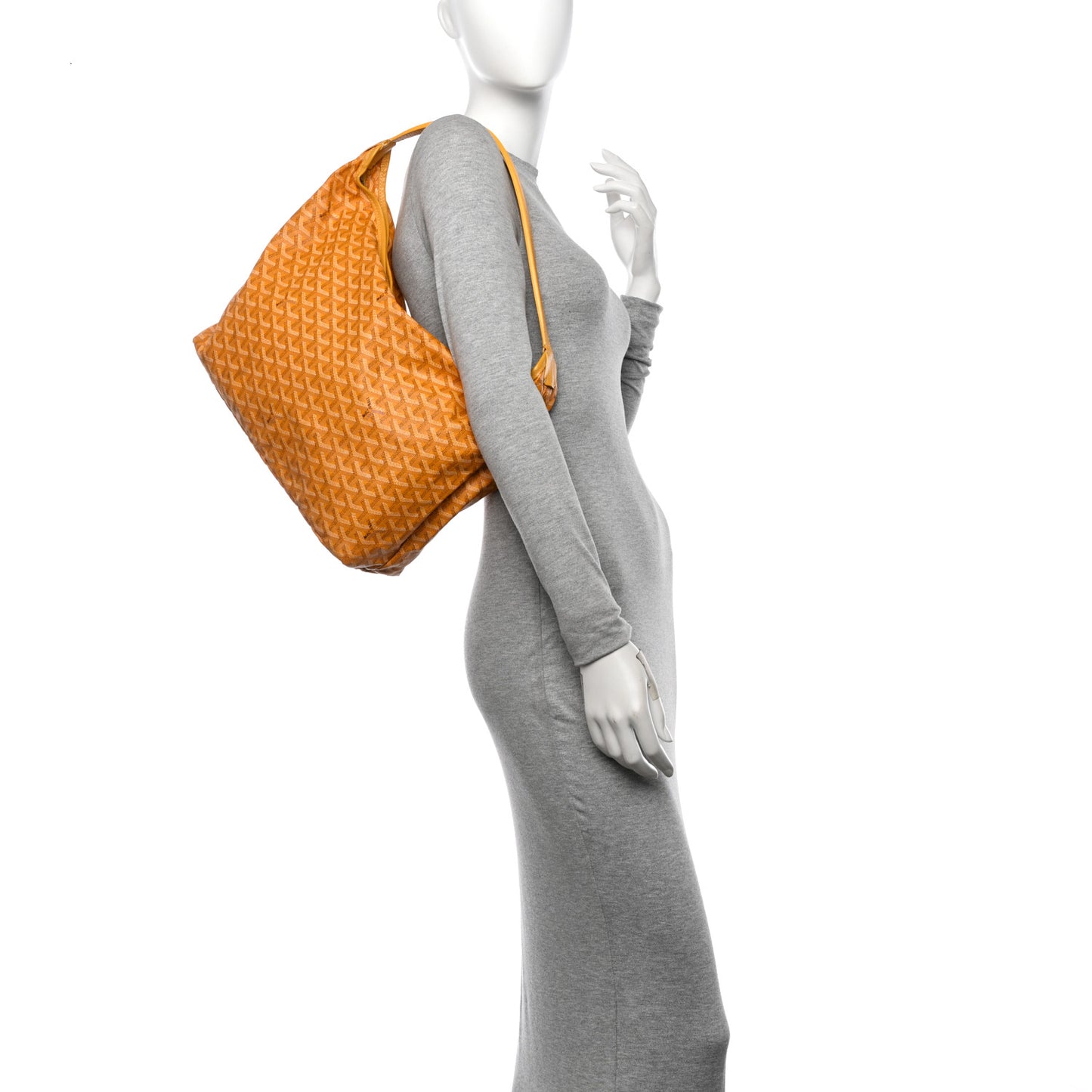 Goyardine Fidji Zip Hobo Yellow