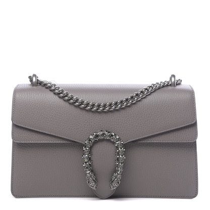 Gucci Pebbled Calfskin Small Dionysus Shoulder Bag Dusty Grey 1 of 10