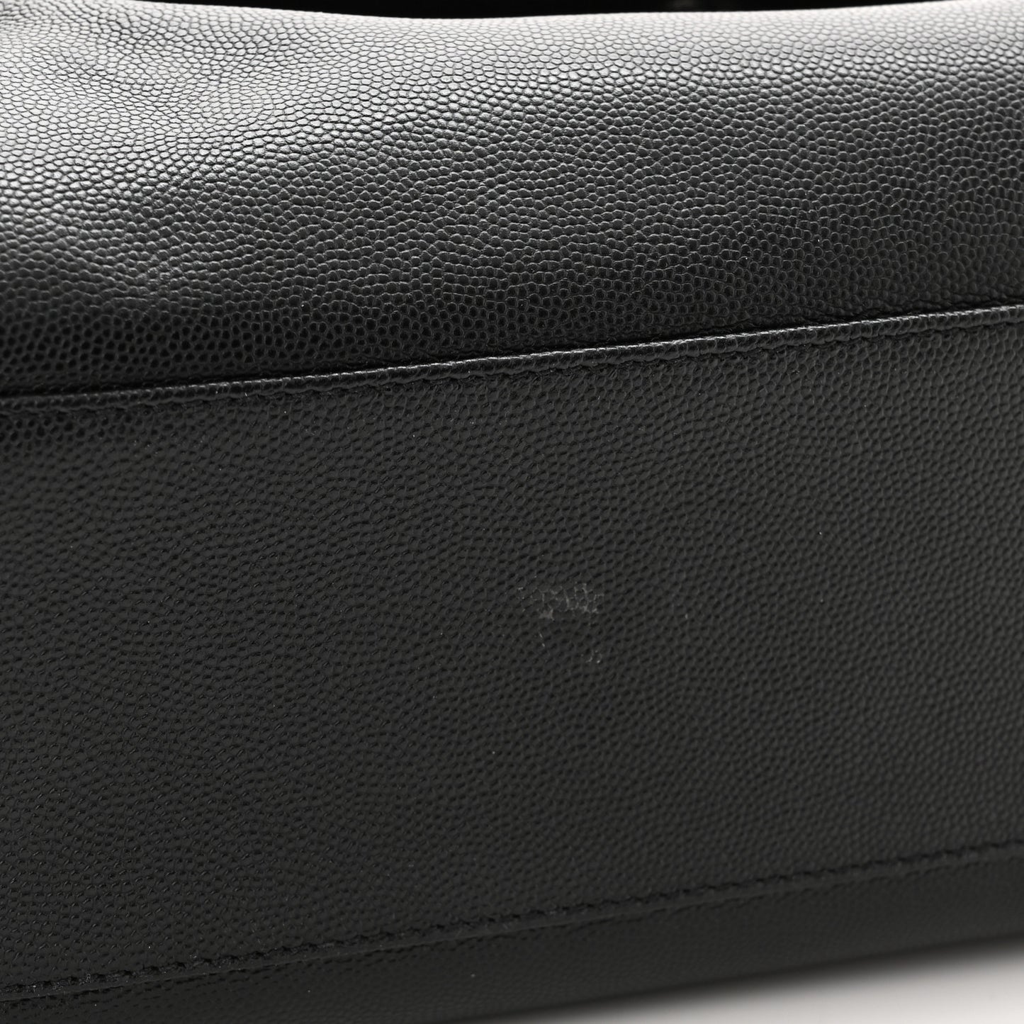 Grain De Poudre Medium West Hollywood Monogram Fold-Over Black