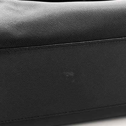Saint Laurent Grain De Poudre Medium West Hollywood Monogram Fold-Over Black 11 of 12