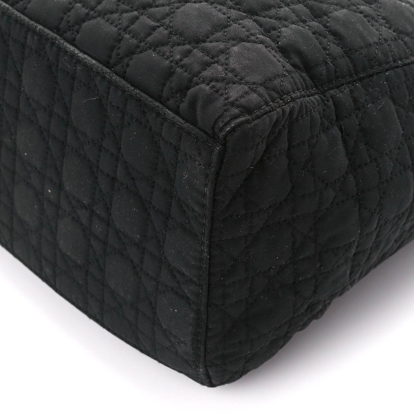 Nylon Cannage Large Lady Dior Black