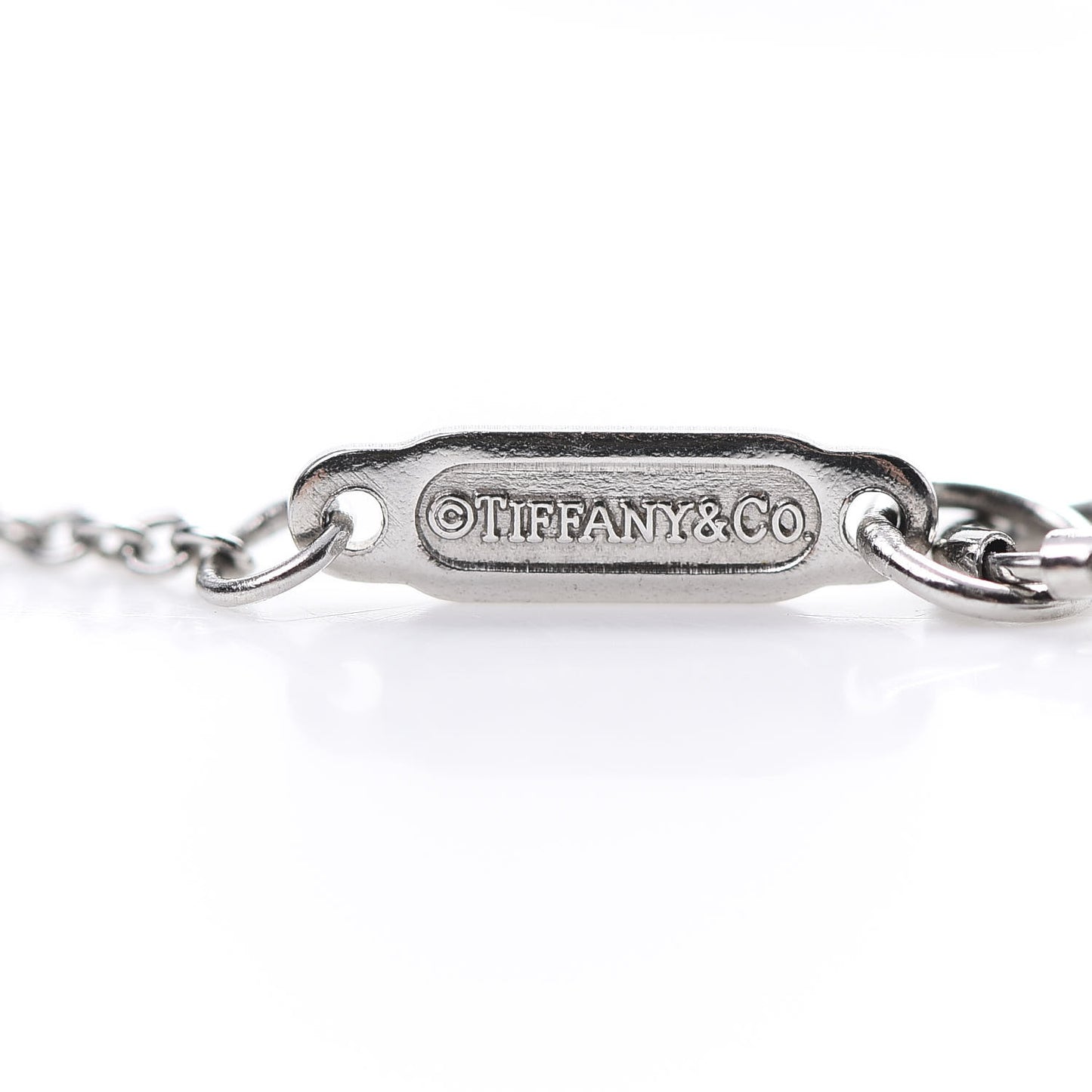 Platinum Diamond Grace Drop Pendant Necklace