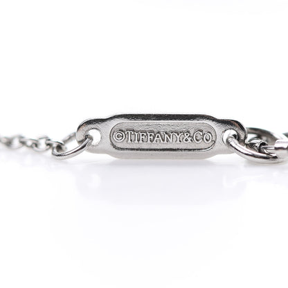 Tiffany Platinum Diamond Grace Drop Pendant Necklace 5 of 6