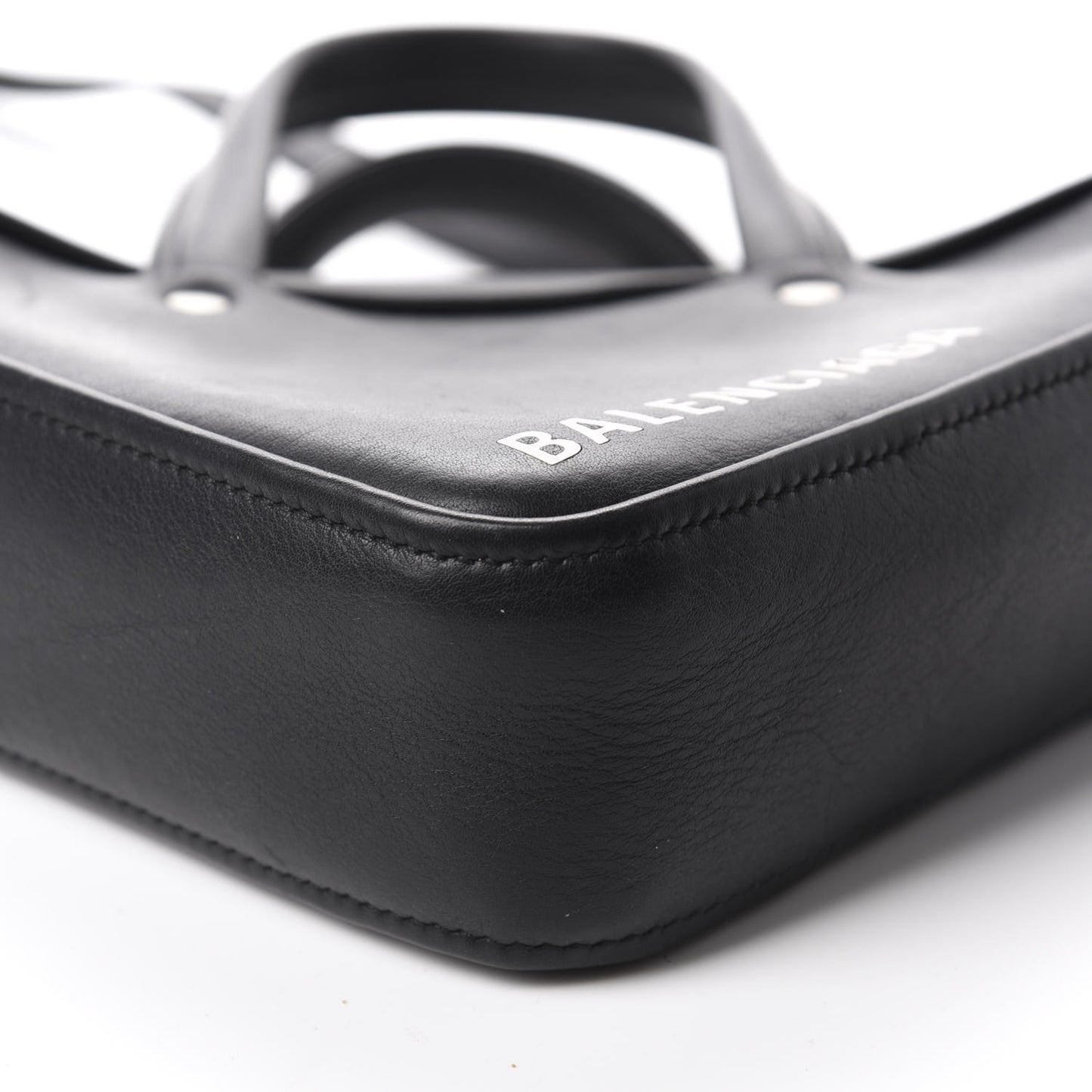 Calfskin XS Triangle Duffle Black