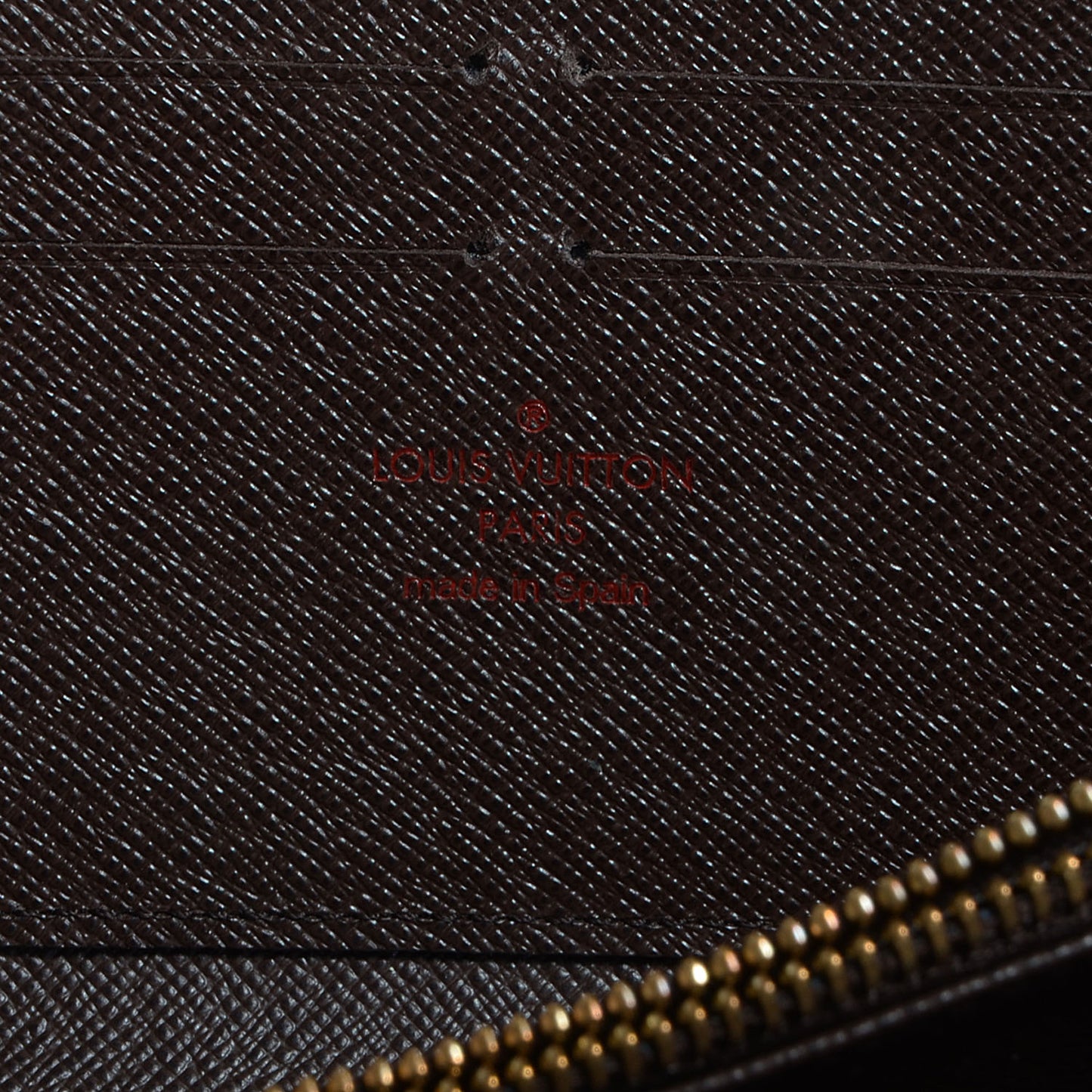 Damier Ebene Zippy Wallet