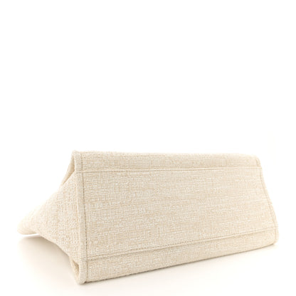 Chanel Canvas Medium Deauville Tote Light Beige 4 of 11